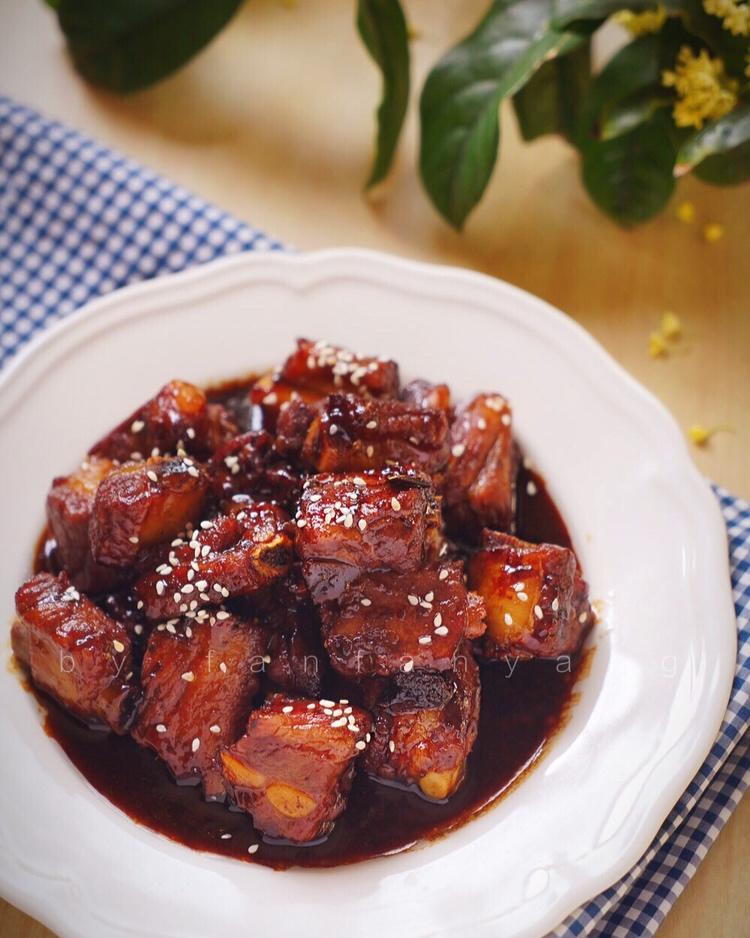 家常菜 桂花酱小排 fanfanyang在魔都做的桂花酱小