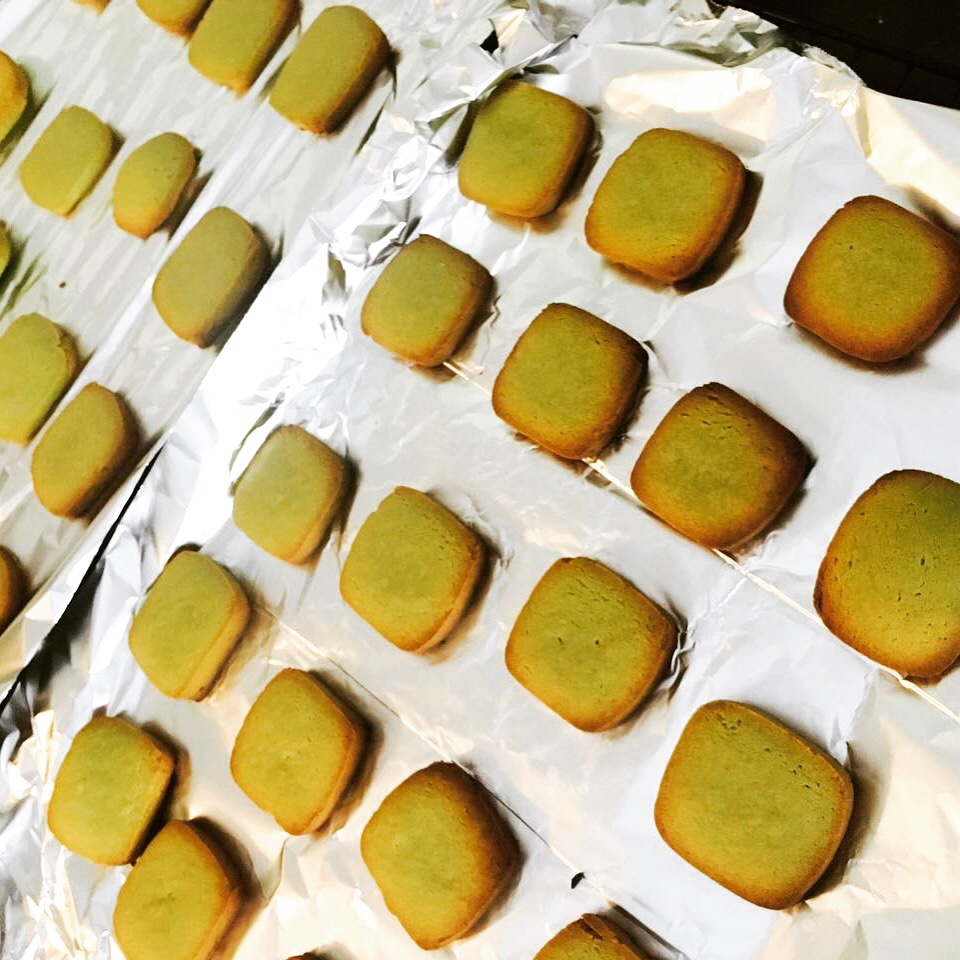 抹茶蔓越莓饼干