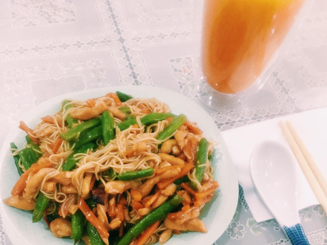 豆角焖面