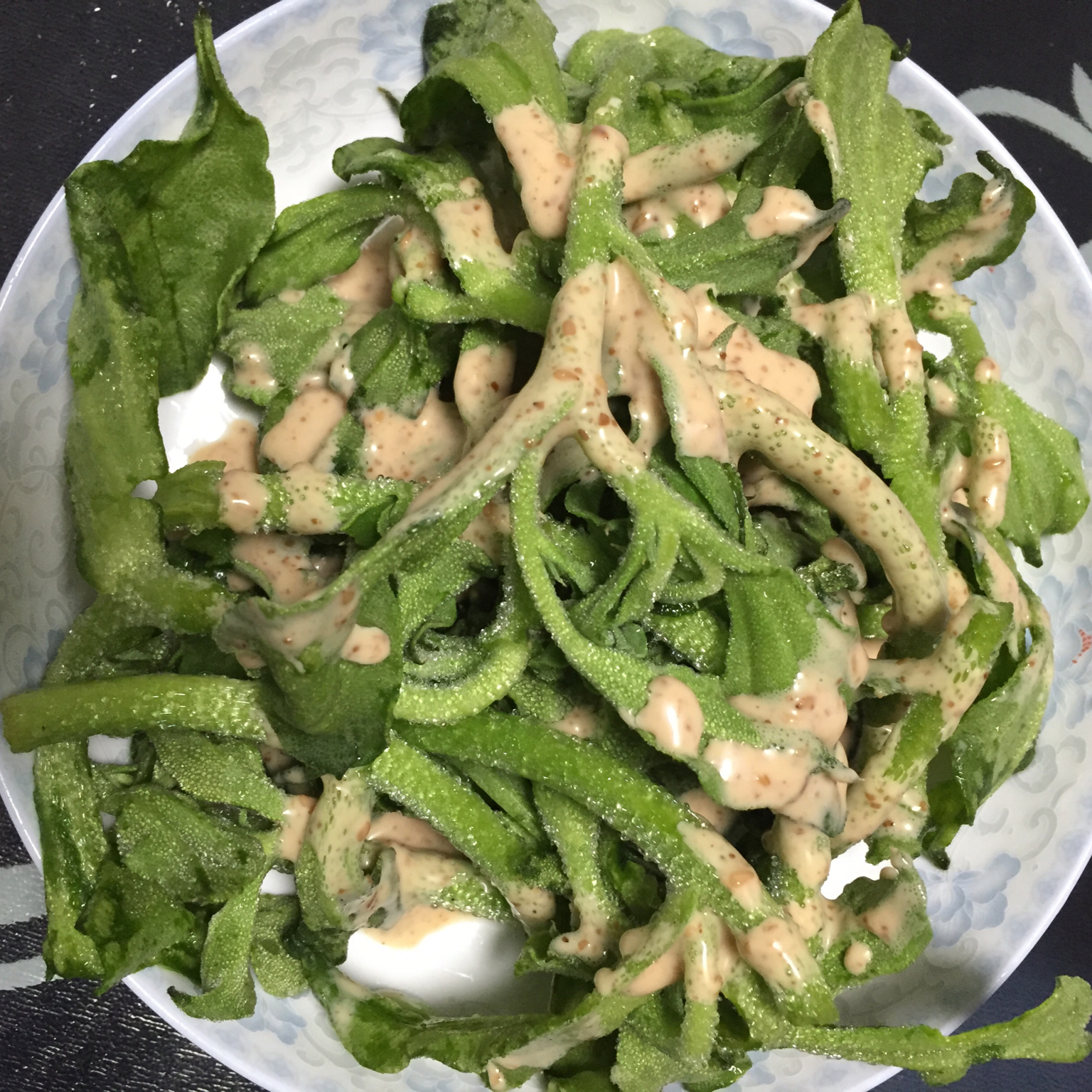 夏季末做的涼拌非洲冰菜