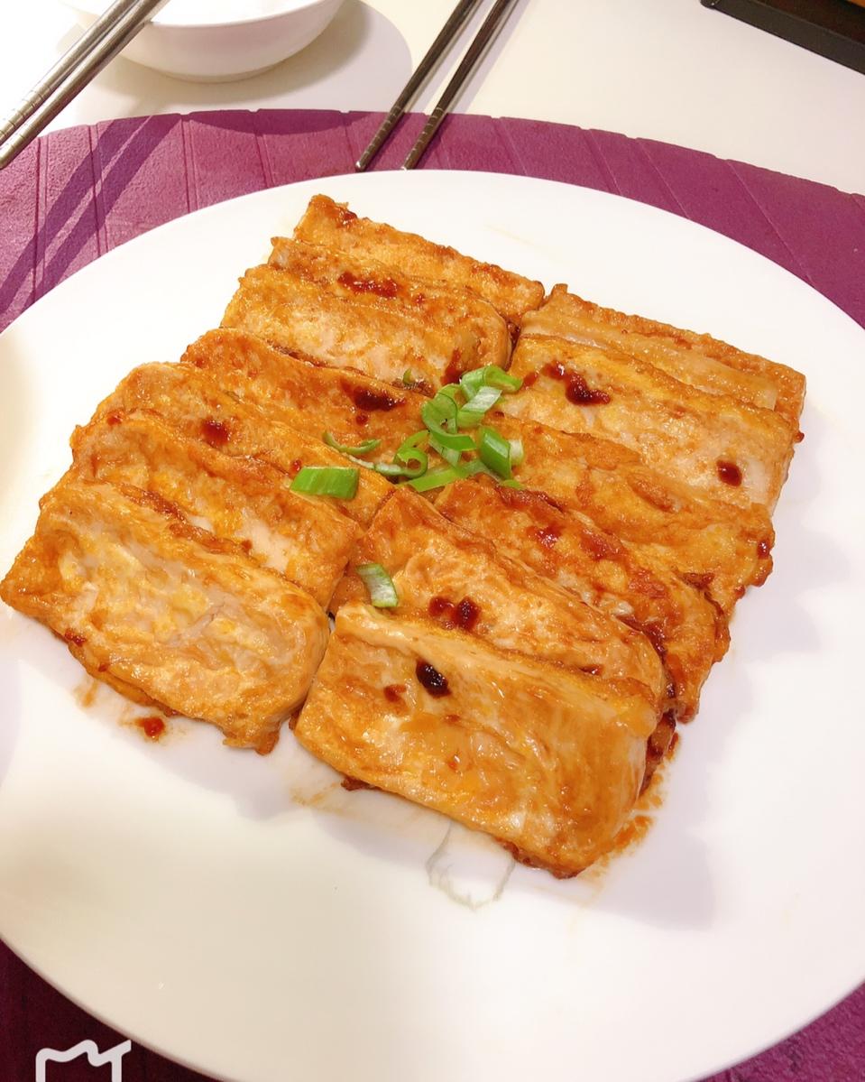 蚝油嫩豆腐