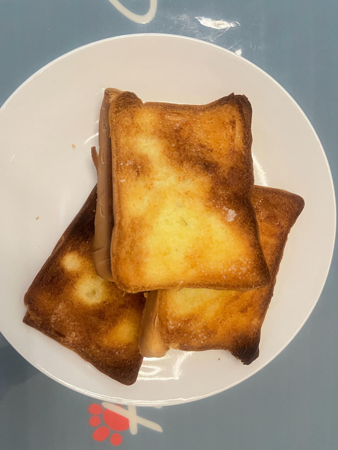 酥脆到流泪的黄油粗糖烤吐司片