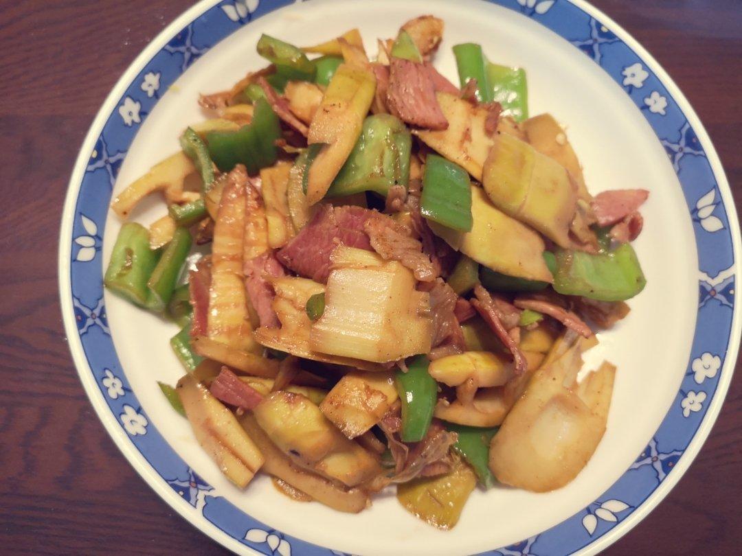 冬笋炒腊肉