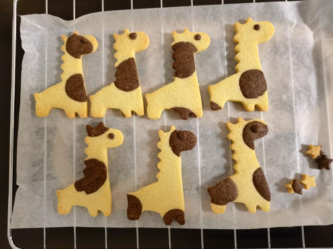 超好吃的卡通饼干❗️长颈鹿🦒曲奇饼干