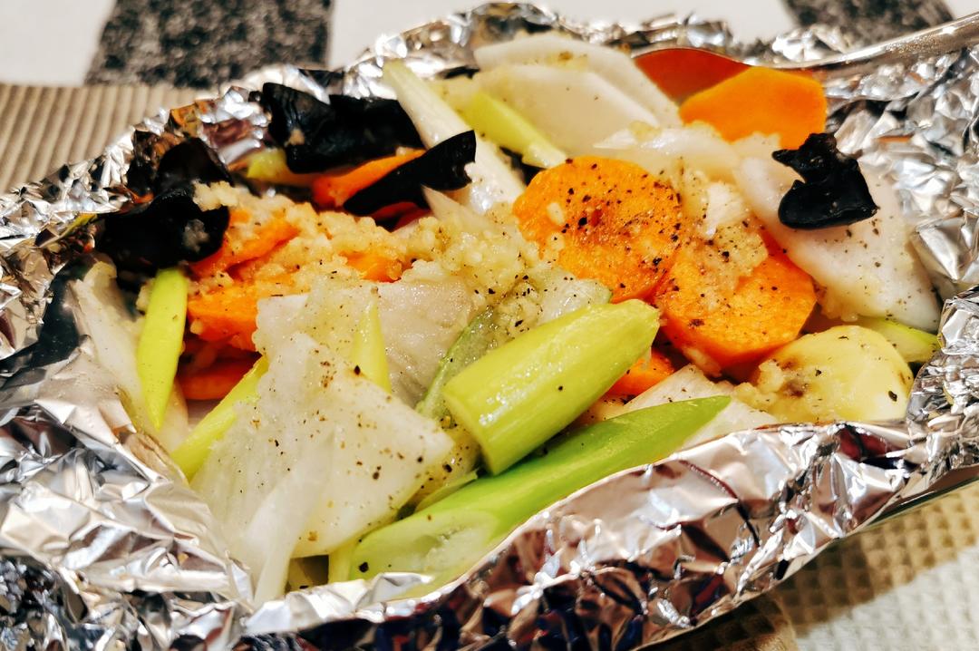 蒜烤丢之可惜的蔬菜合集的做法