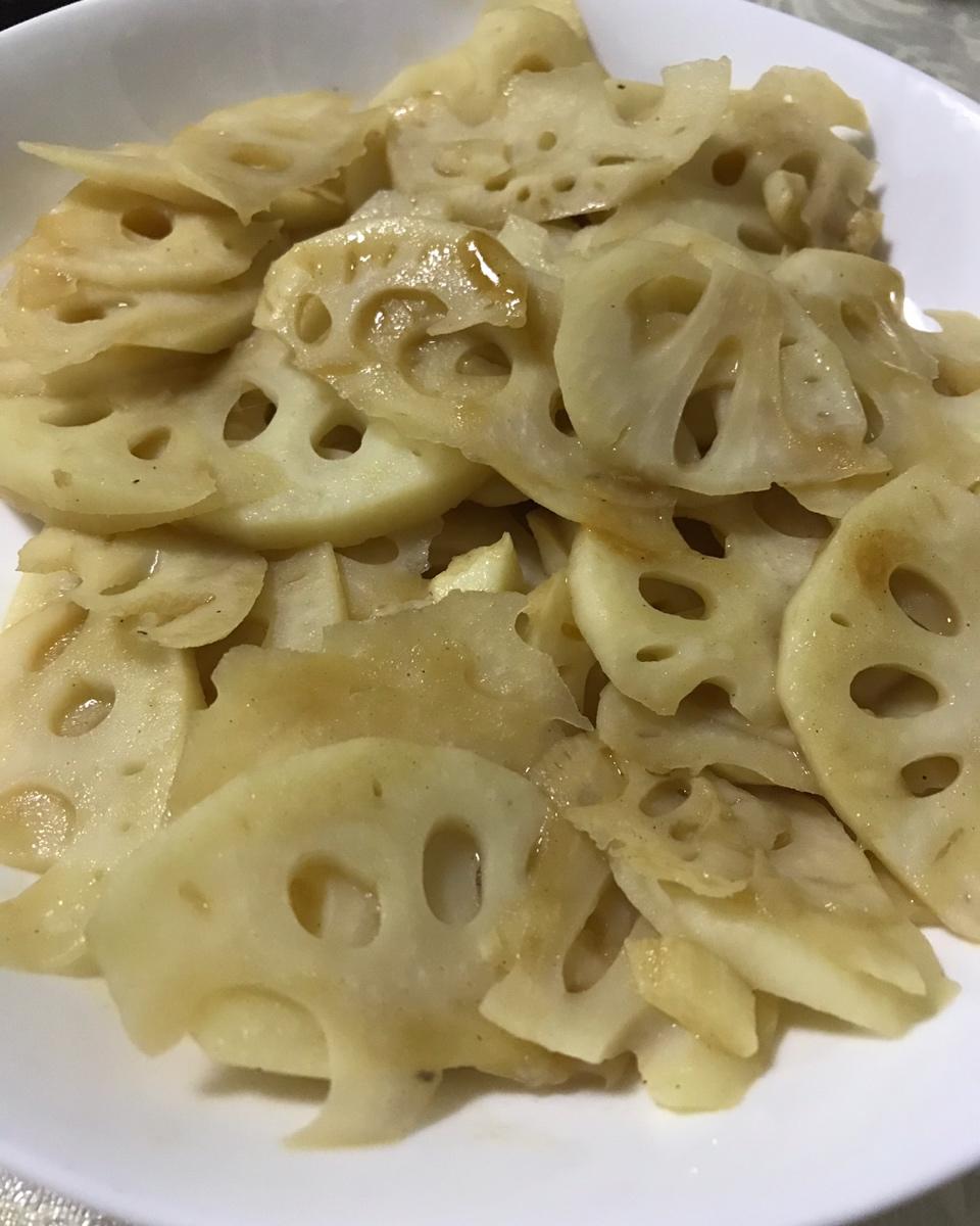 清炒藕片