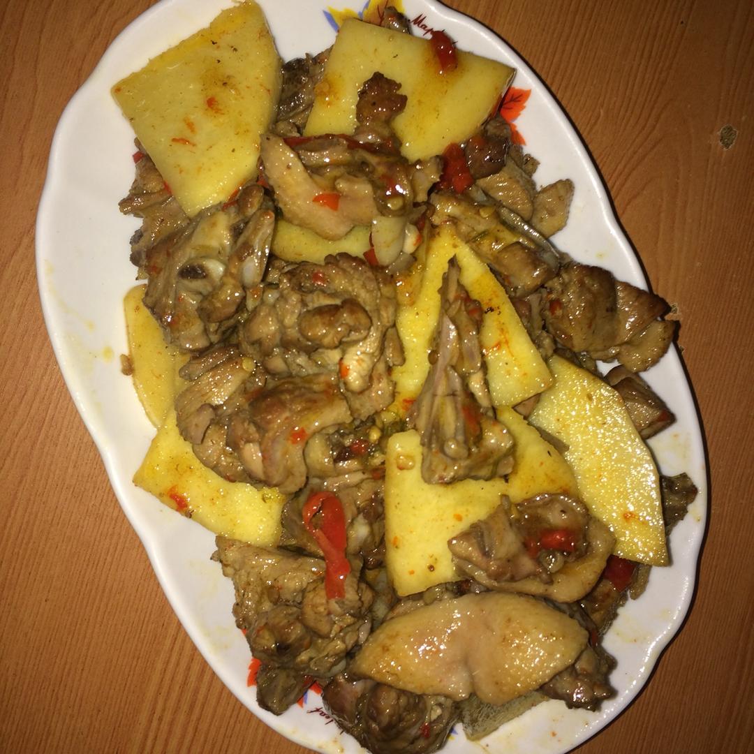 竹笋焖鸭肉（甜）
