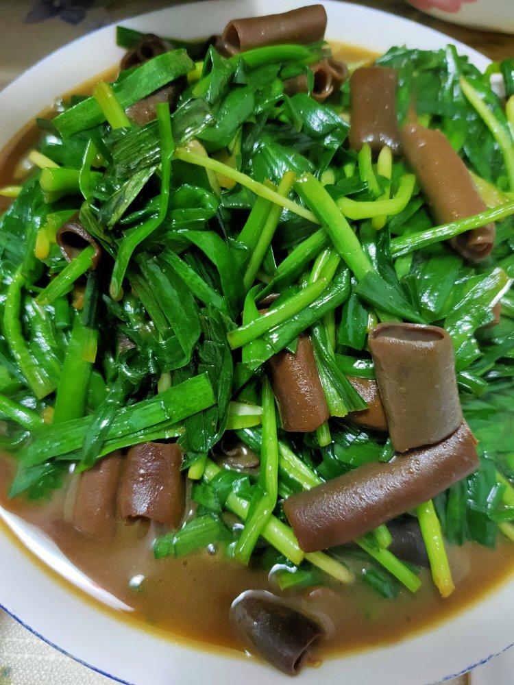 韭菜炒海肠