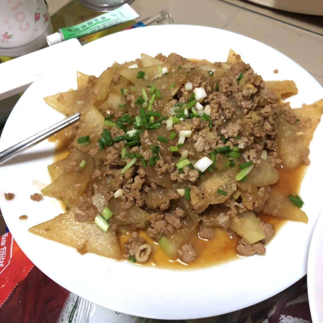 肉末炒冬瓜(超下饭)