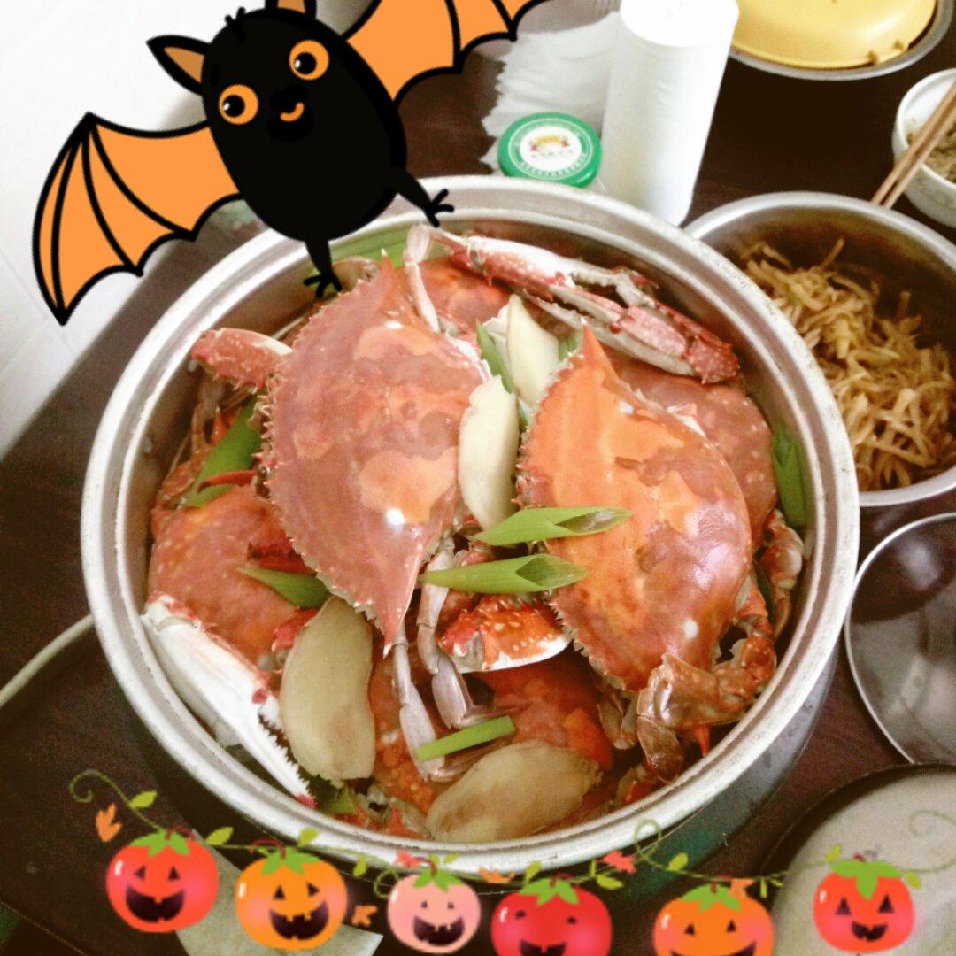清蒸梭子蟹