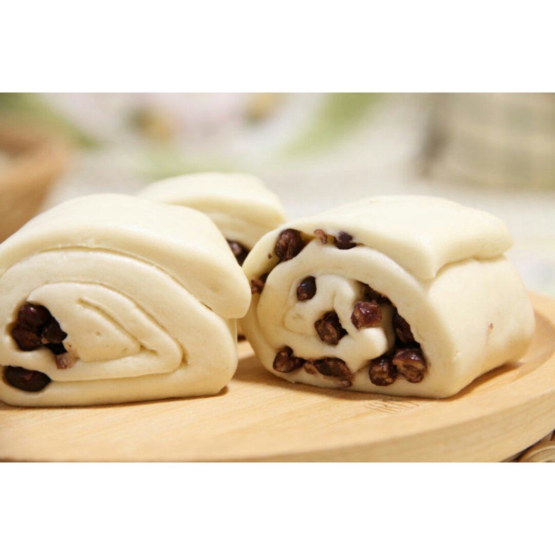 ann-安安做的中种法做牛奶蜜豆馒头