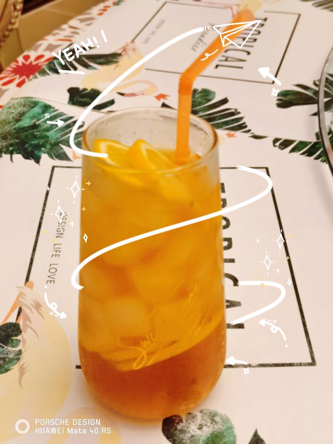 简单3步👉自制港式冻柠茶❗️清凉解暑巨好喝～