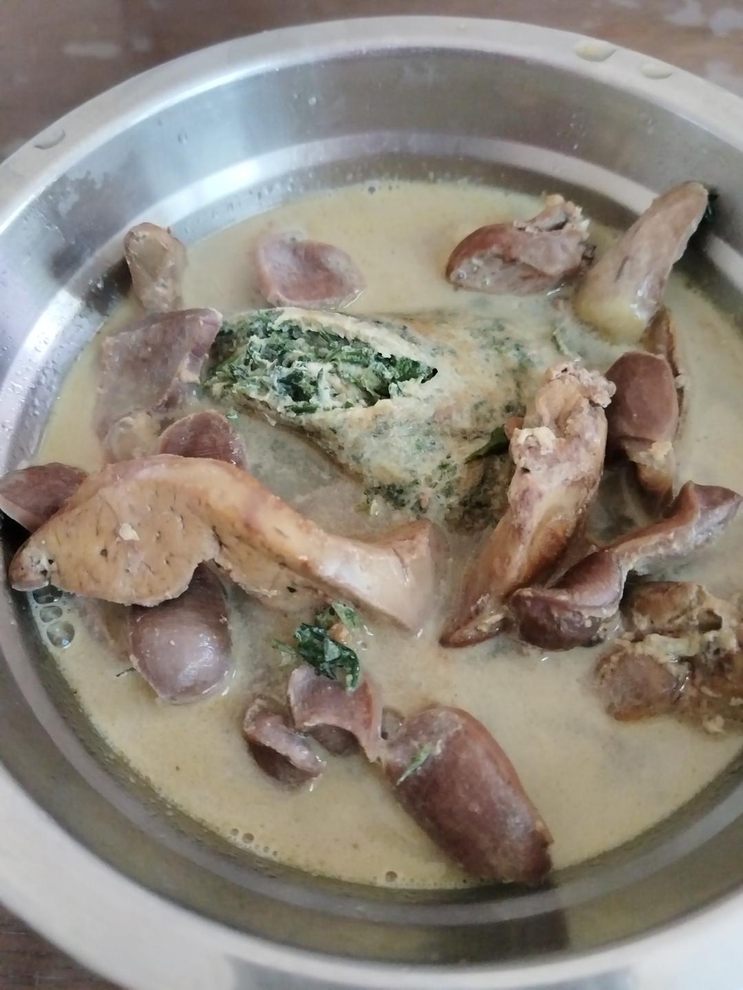 艾草煮鸡蛋