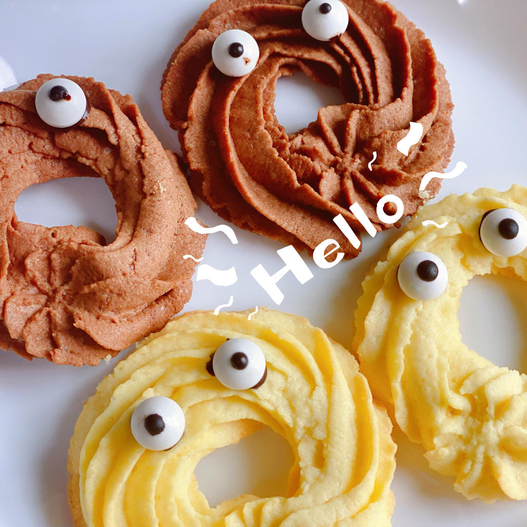 超萌大眼睛曲奇饼干