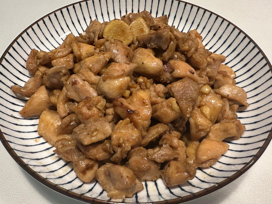 蒜香煎鸡腿肉