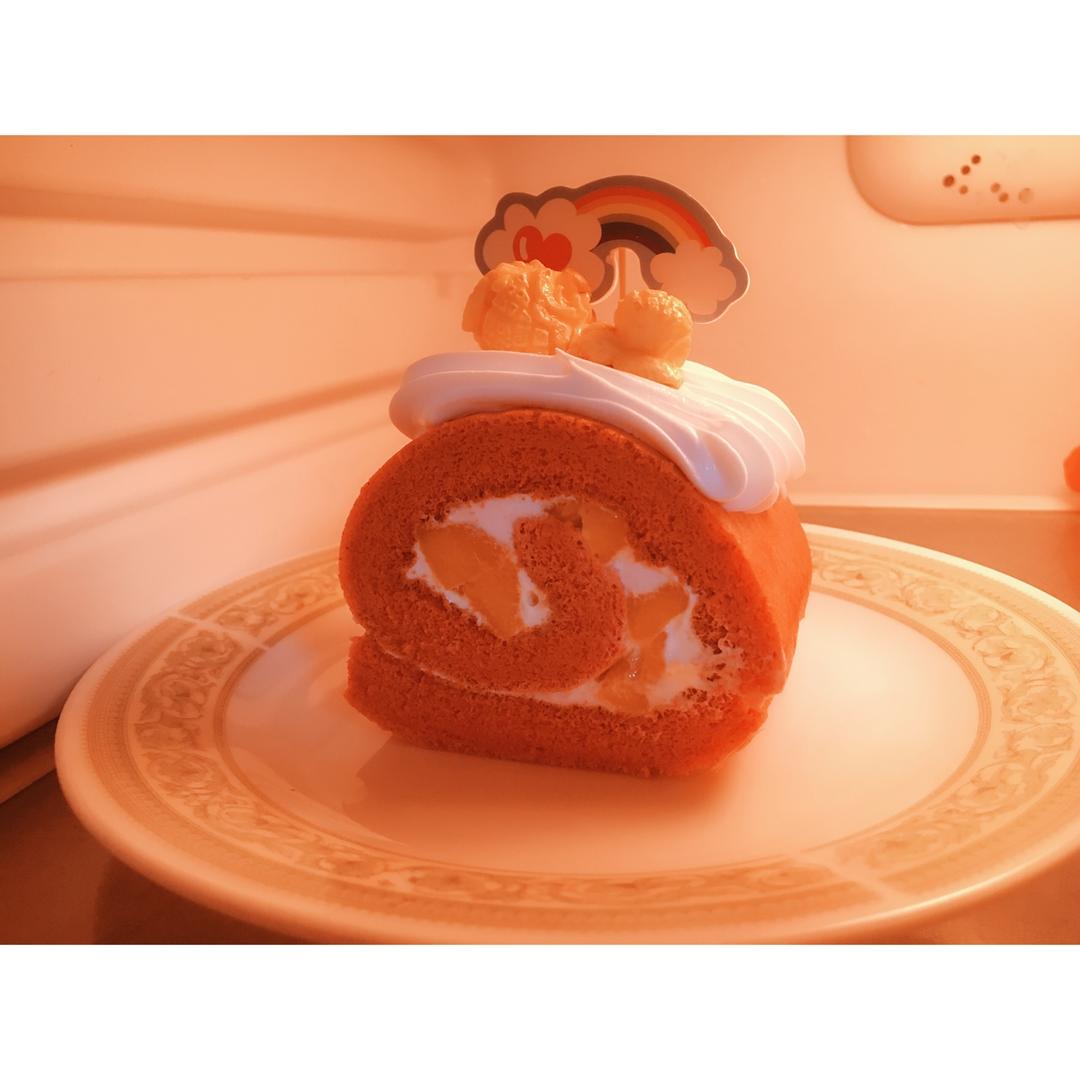 红丝绒蛋糕卷（完美毛巾底）