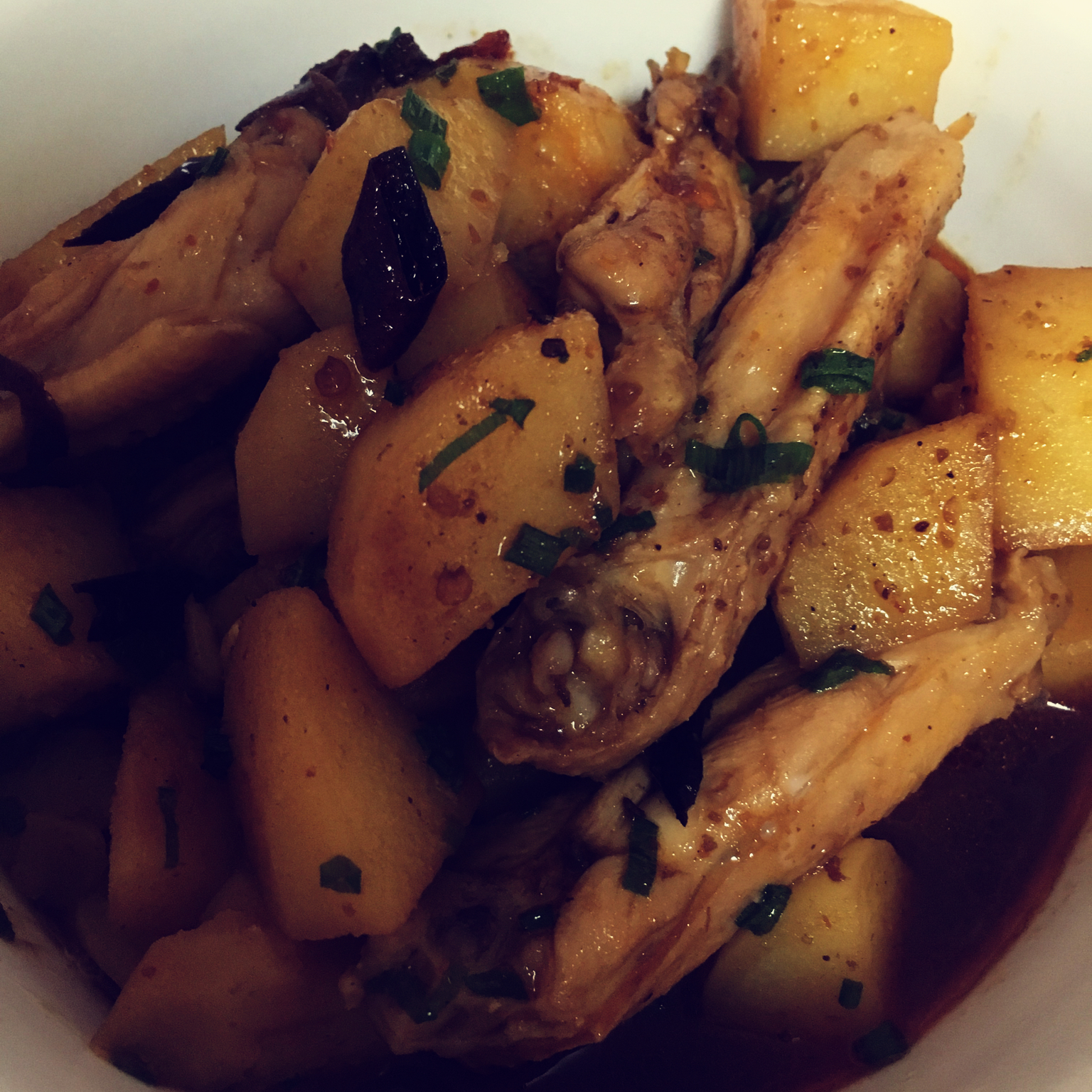 土豆炖鸡翅（快手零失败）