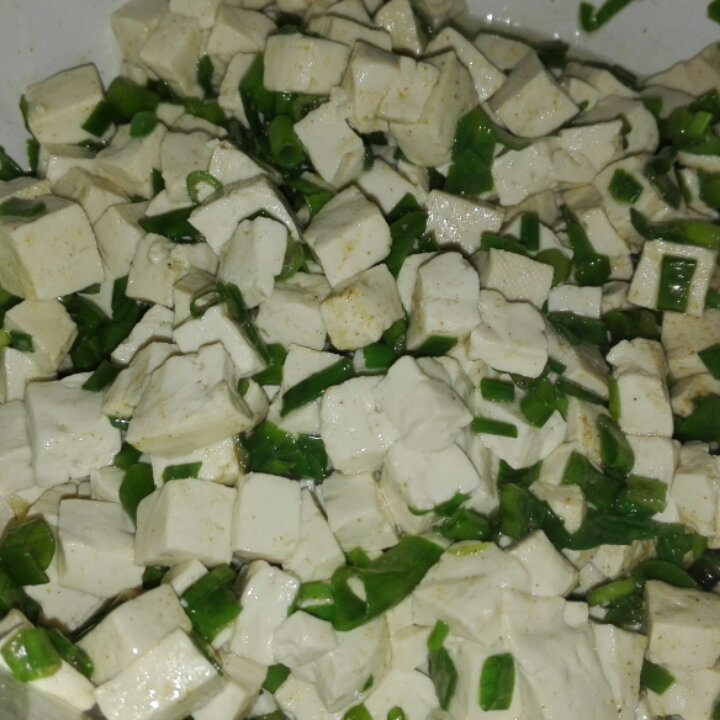 小葱拌豆腐