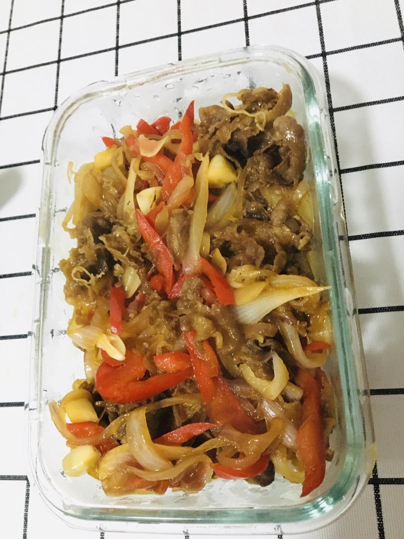 洋葱肥牛饭