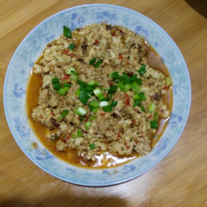 肉末臭豆腐