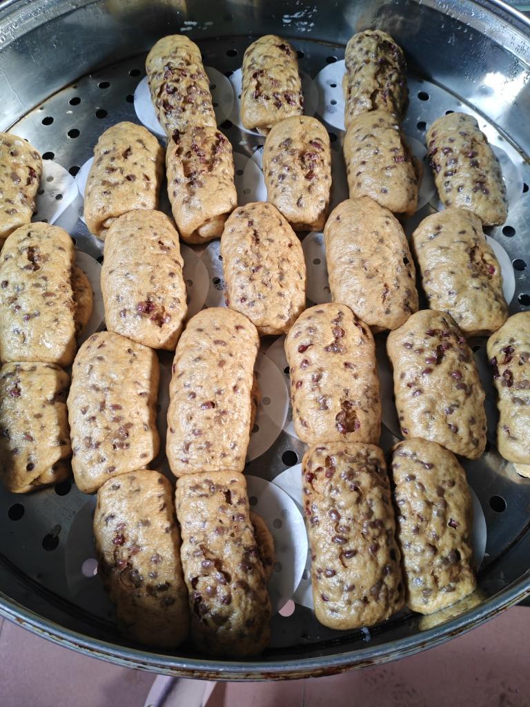 南瓜红豆卷（一次性发酵法）