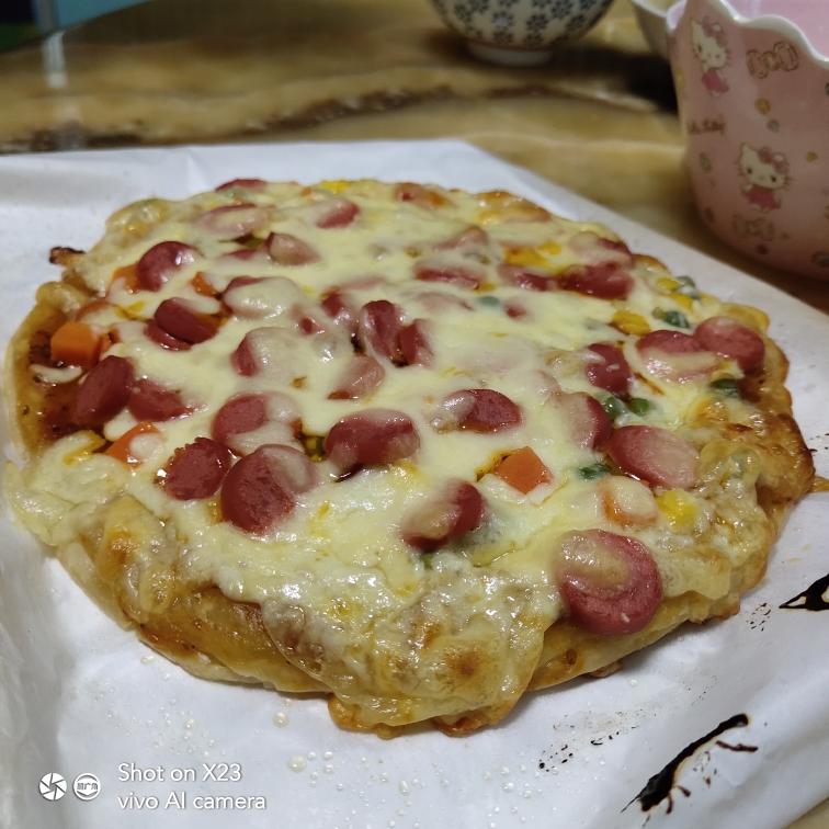 手抓饼披萨(美的10l烤箱版)的做法