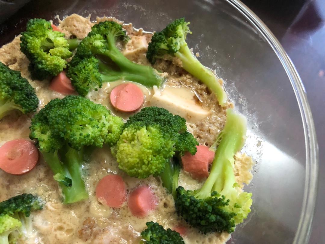 五分钟鸡蛋豆腐羹（附盒装豆腐脱模大法！）