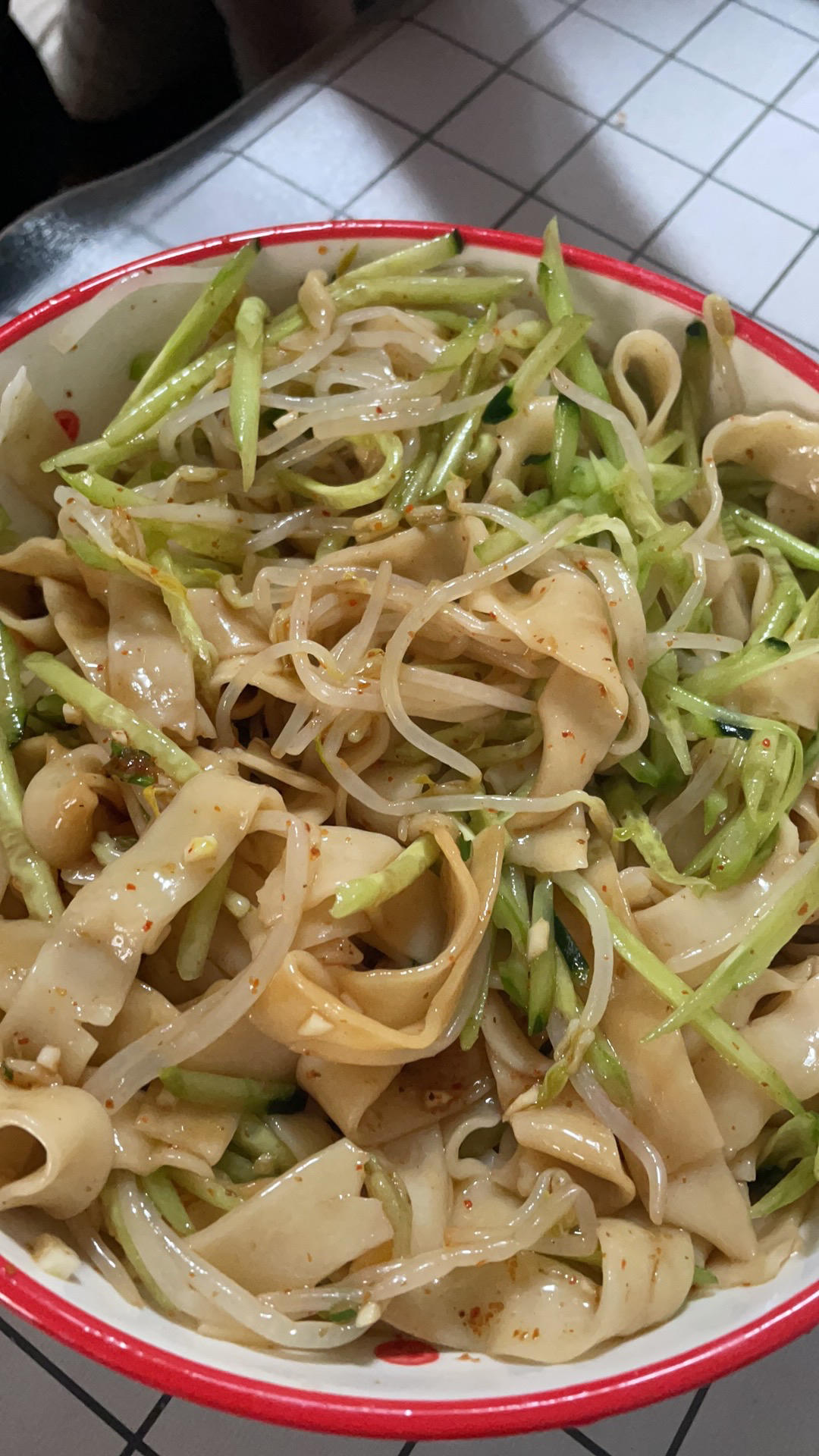油泼面——内附裤带面做法
