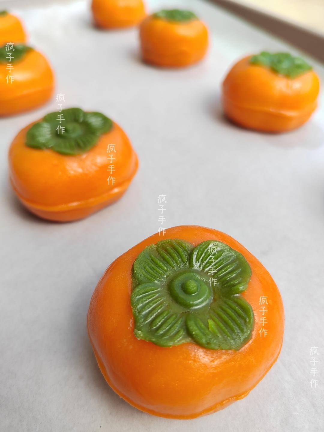 全网独家（原创）柿柿如意—广式金沙奶黄月饼（内附视频做法）