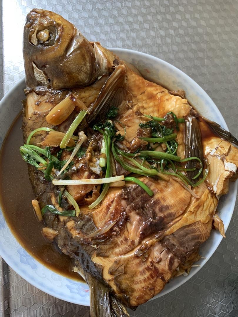 不破皮红烧鳊鱼（含去腥大法）