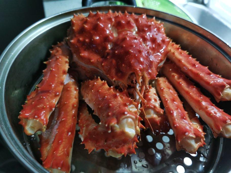 清蒸帝王蟹
