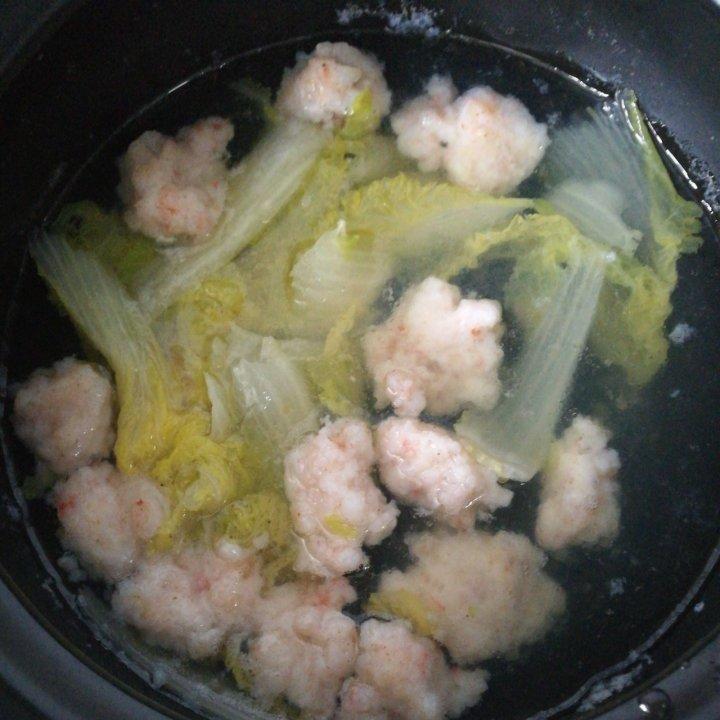 虾滑娃娃菜