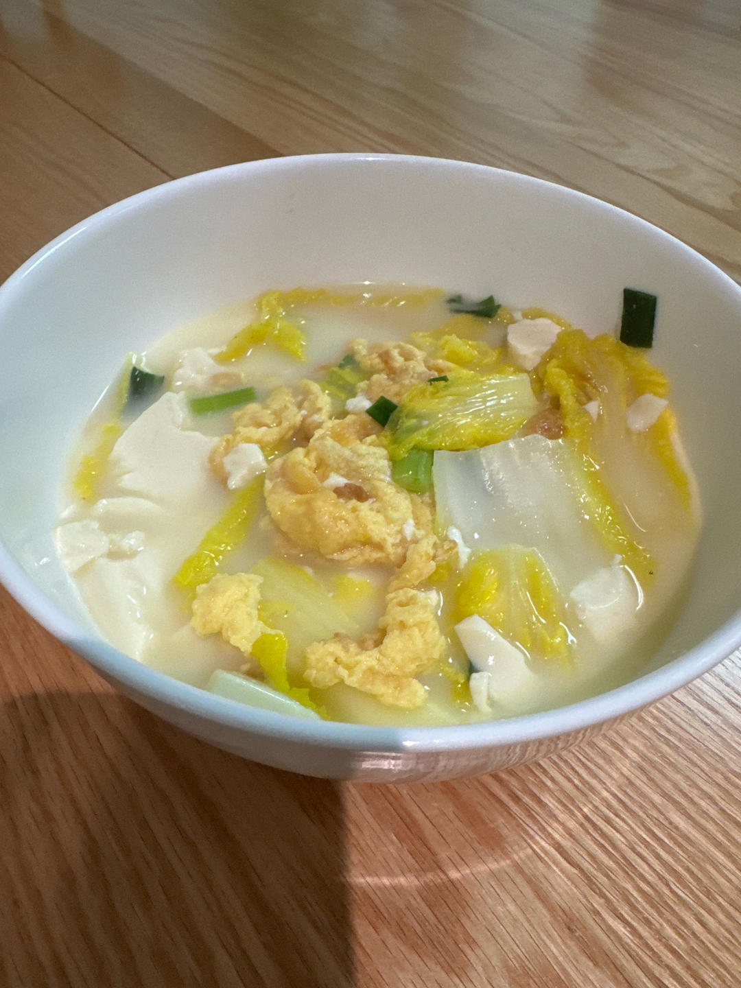 白菜豆腐汤