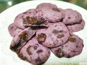 紫薯巧克力软曲奇的做法 步骤9