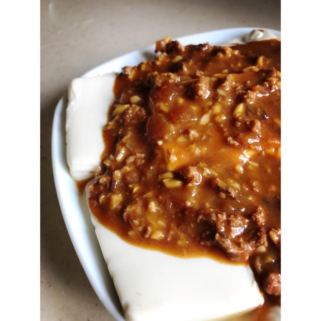 肉末蒸豆腐