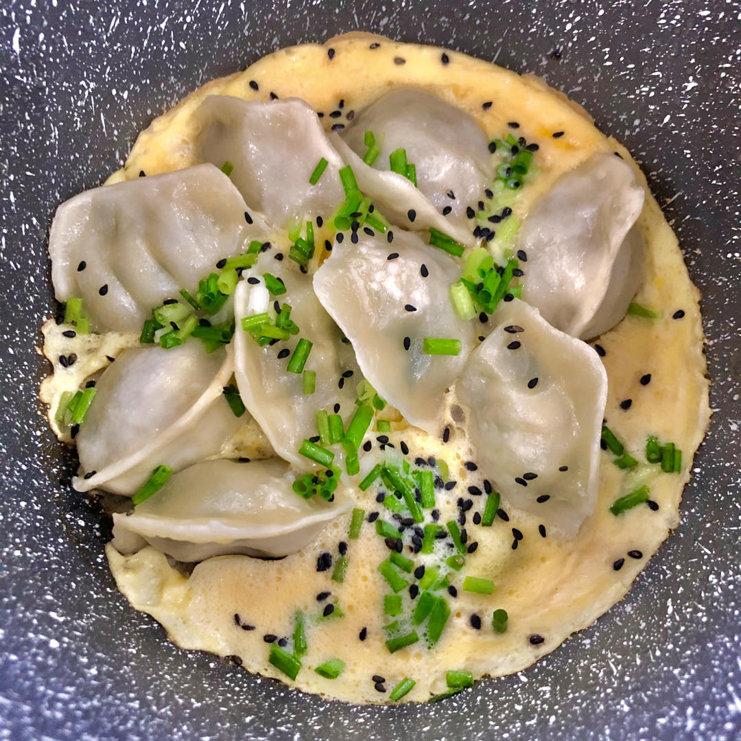 十分钟快手菜抱蛋煎饺（速冻饺子）