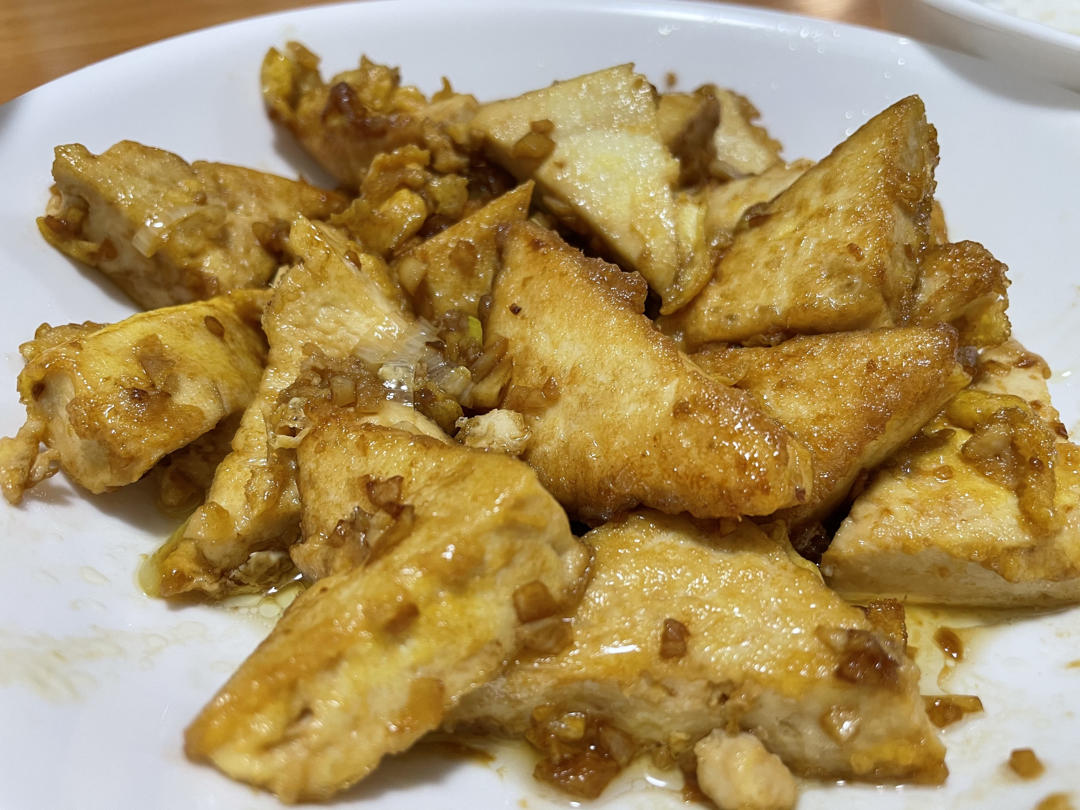 无敌好吃的香煎豆腐