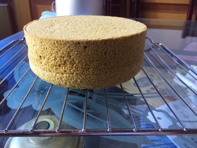 六寸抹茶戚风蛋糕