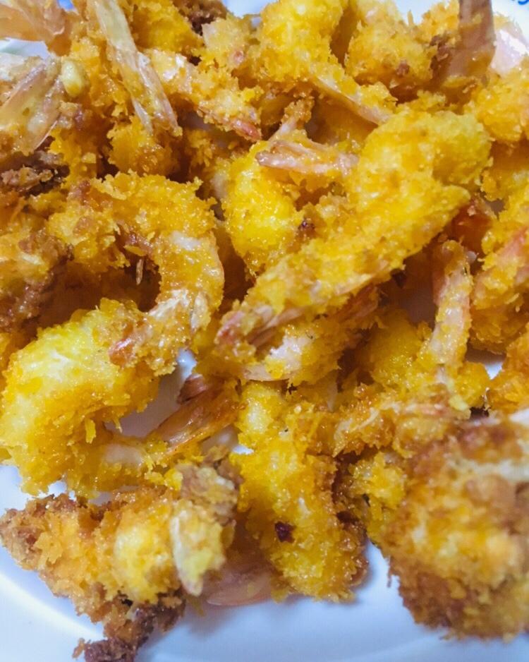 面包糠炸虾