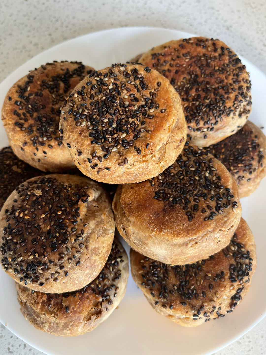 老北京麻将烧饼