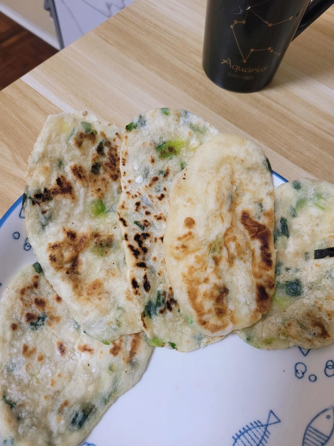 椒盐香葱烧饼