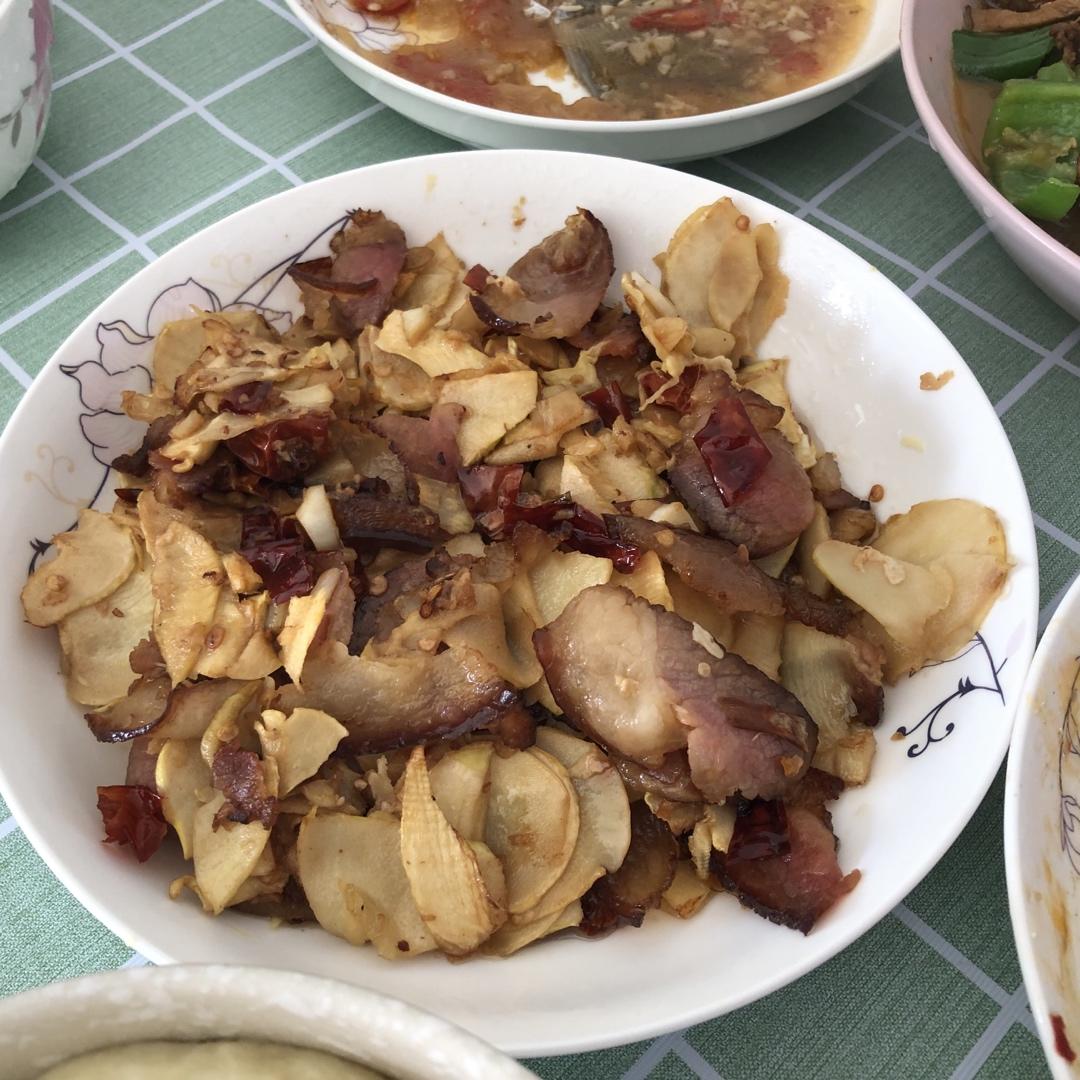 冬笋炒腊肉
