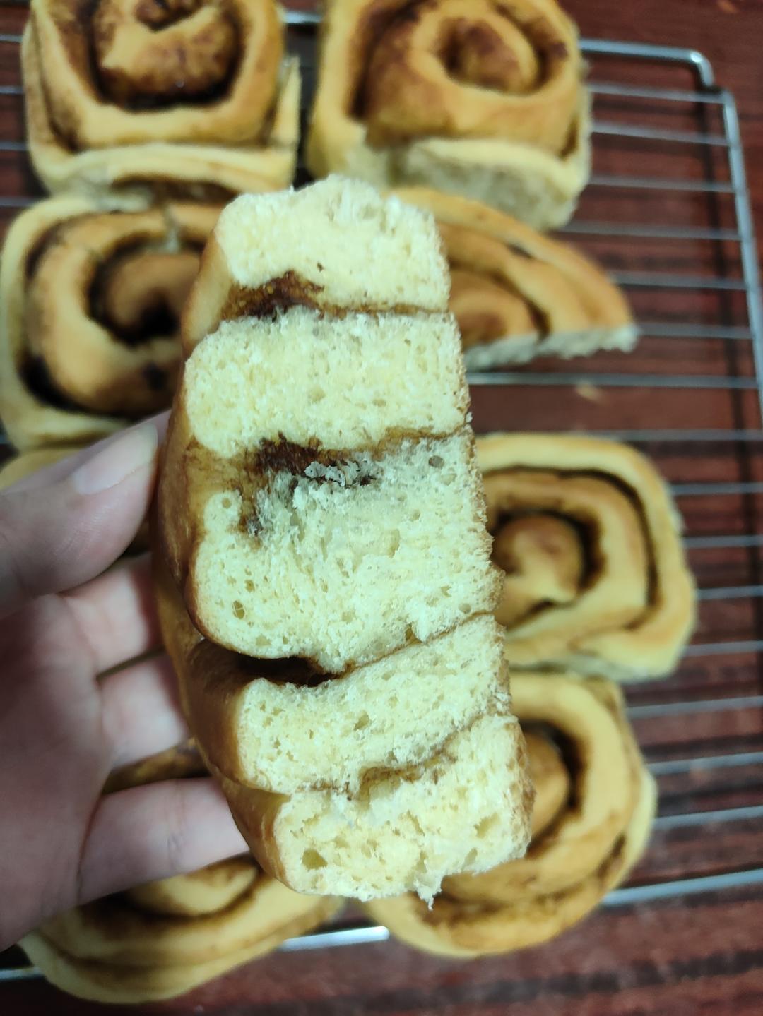 最正宗的美式肉桂卷（不用出膜）