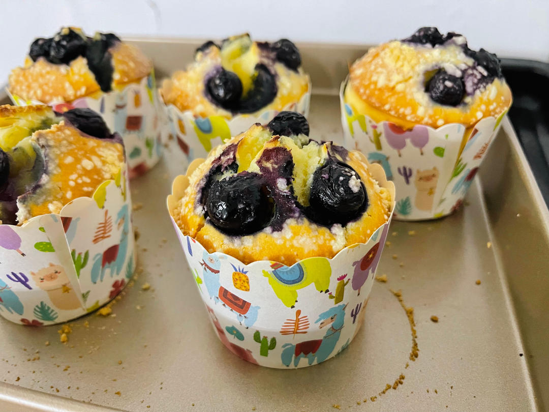 马芬蛋糕，适合新手的高颜值小蛋糕（伴手礼）无需打发零失败