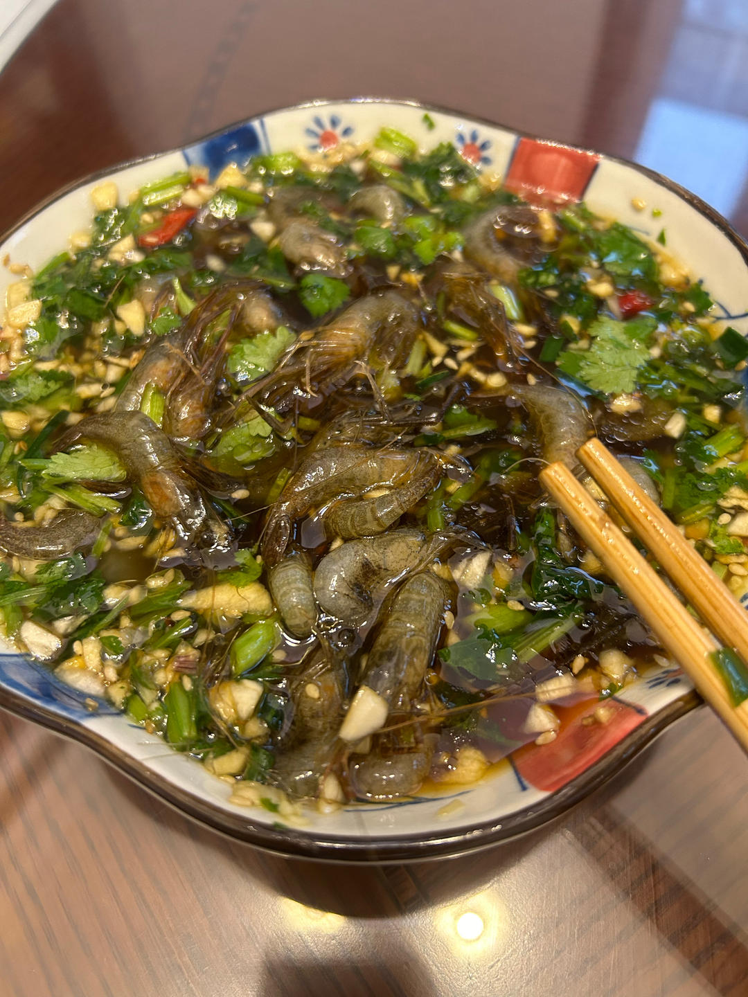 活炝虾