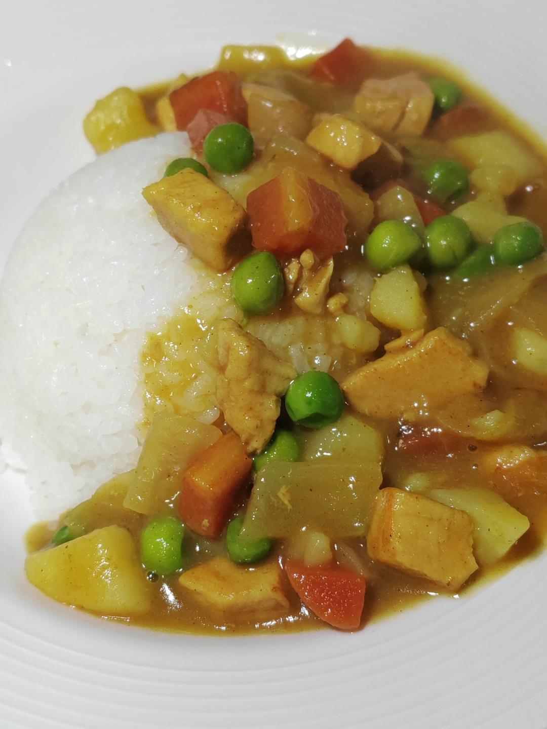 咖喱鸡肉饭