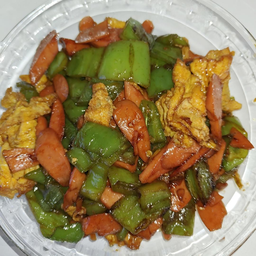 零失败🔥巨好吃又下饭的青椒火腿肠炒鸡蛋🔥