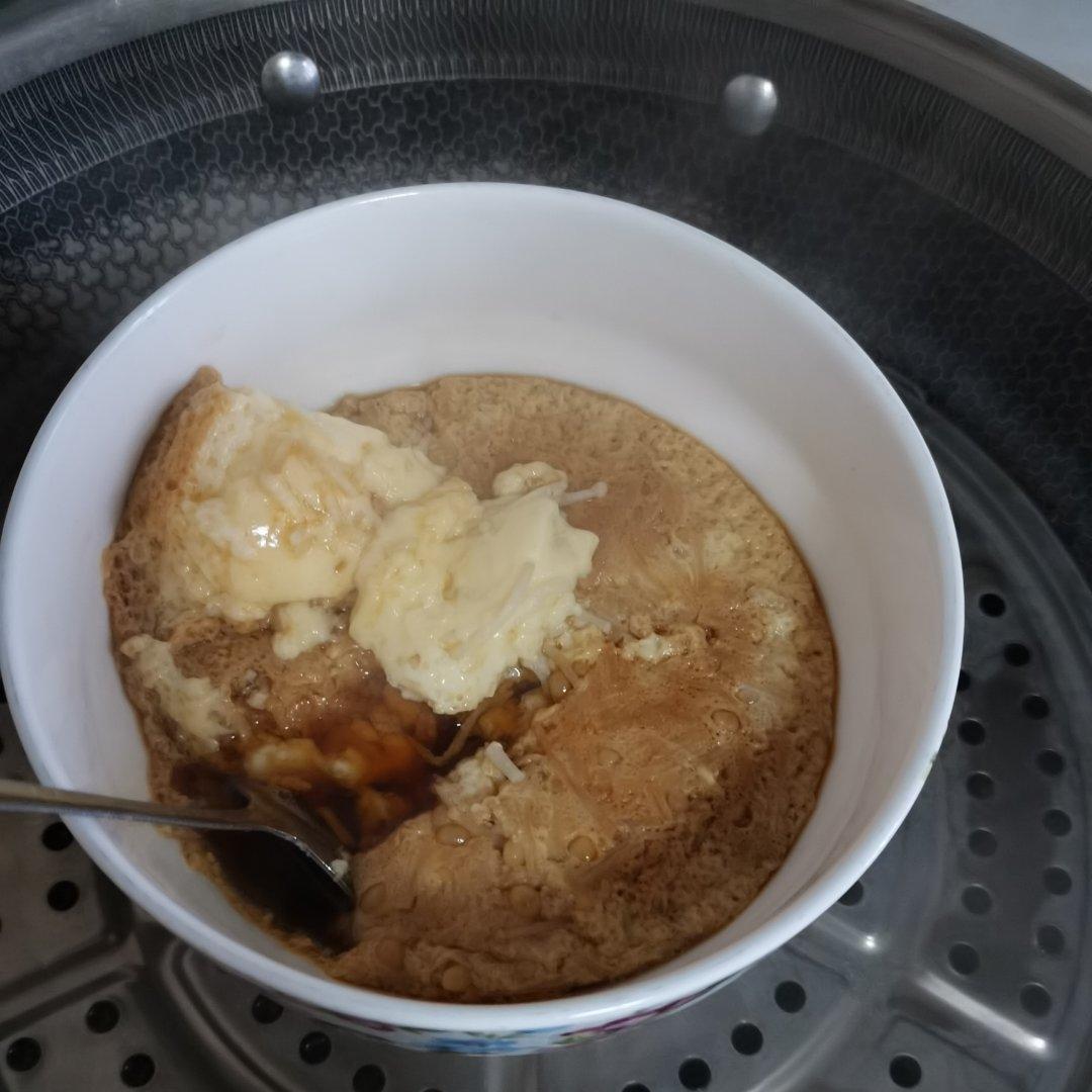 金针菇鸡蛋羹