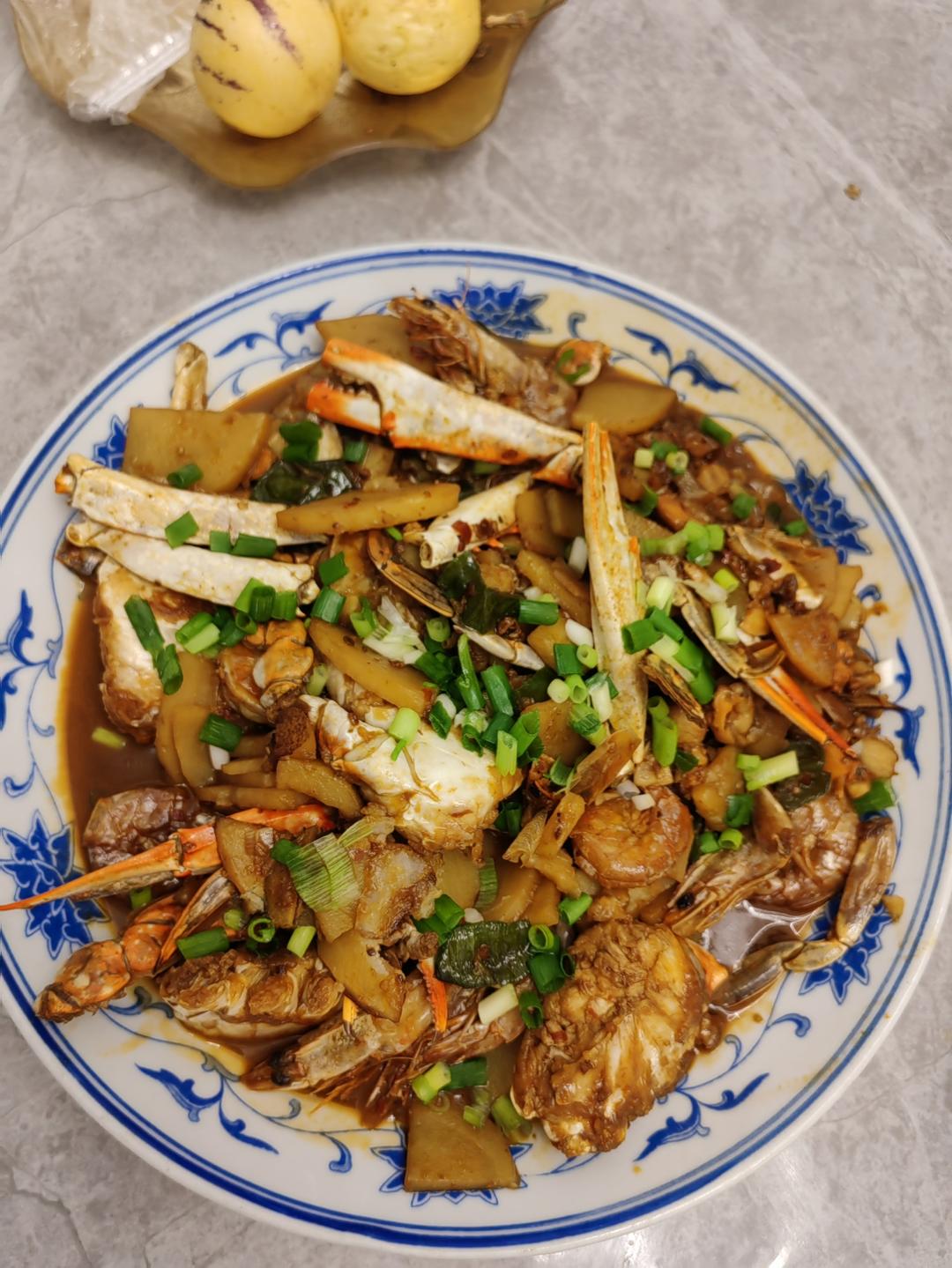 肉蟹煲 能干两碗饭