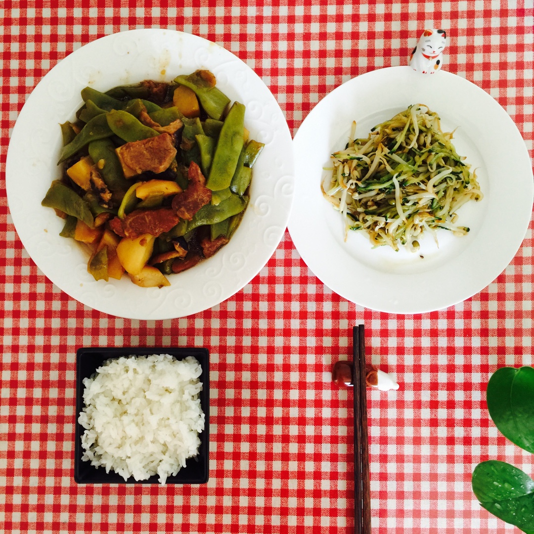 五花肉炖芸豆土豆 Pork Belly with B&P